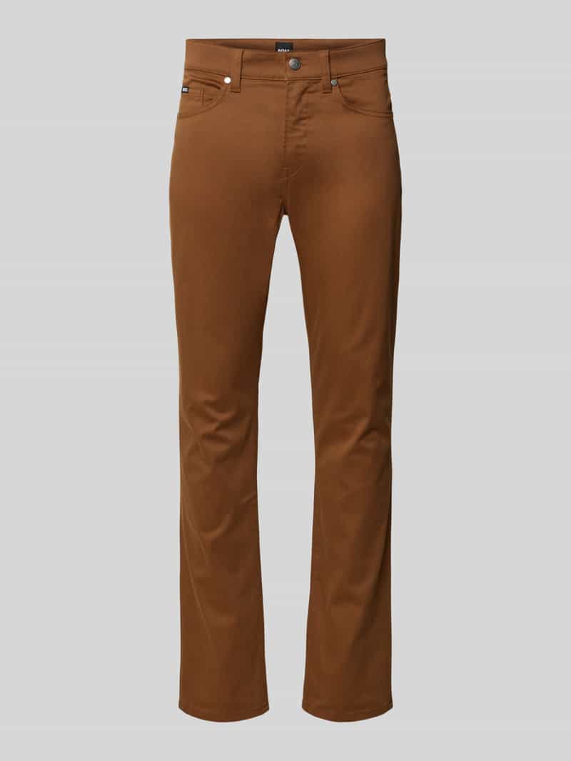 Boss Slim fit broek van katoenmix model 'DELAWARE'