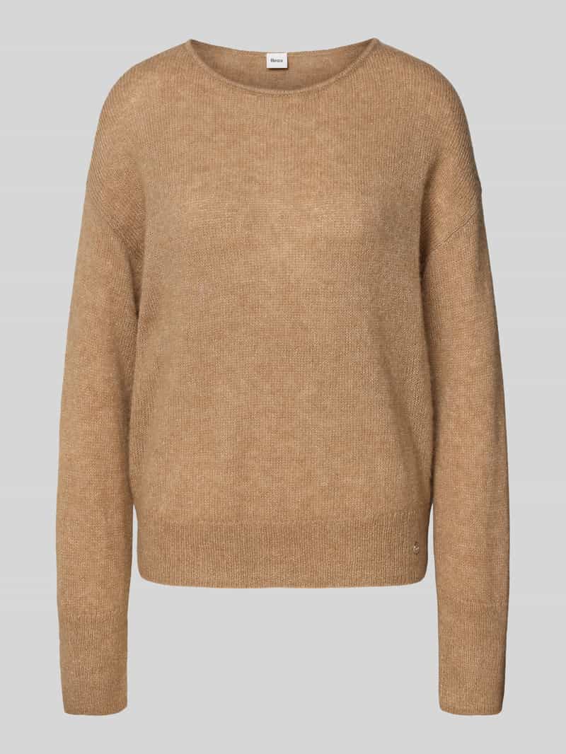 BRAX Gebreide pullover met ribboorden model 'LISA'