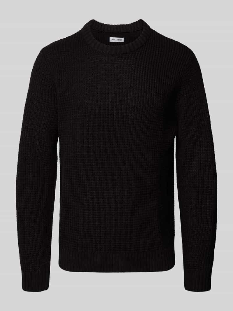 Jack & jones Gebreide pullover met ronde hals, model 'LIAM'