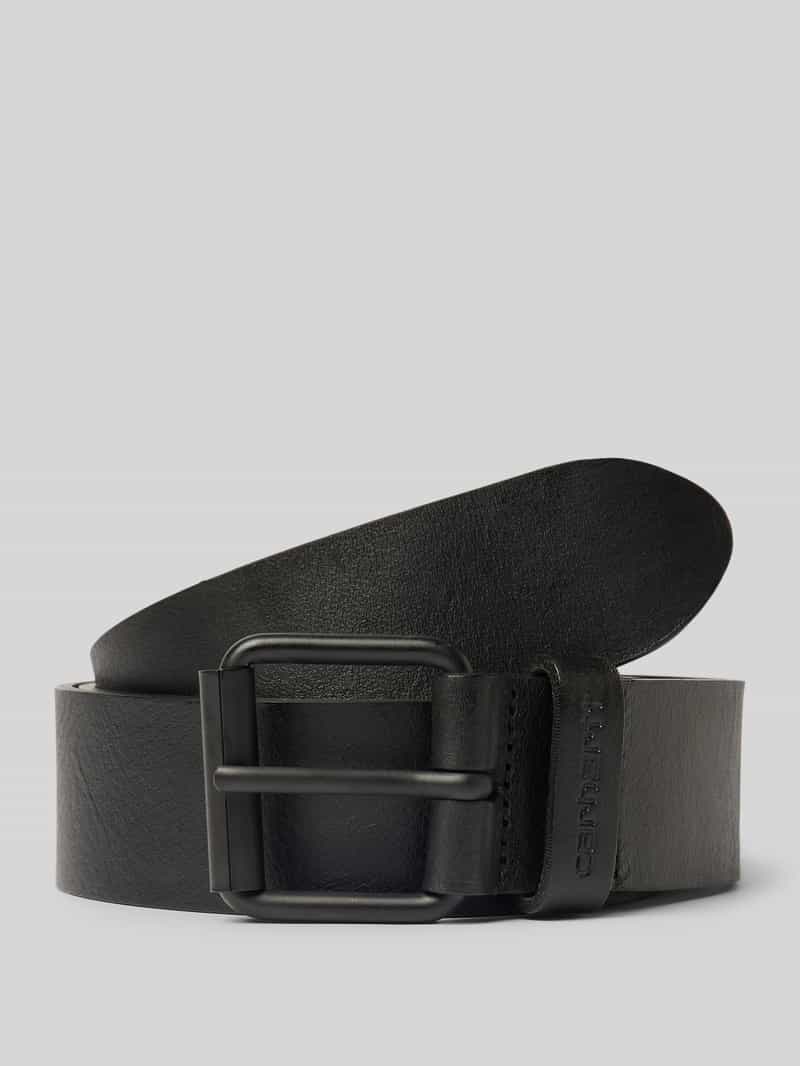 Carhartt Work In Progress Leren riem met doornsluiting model 'Script'