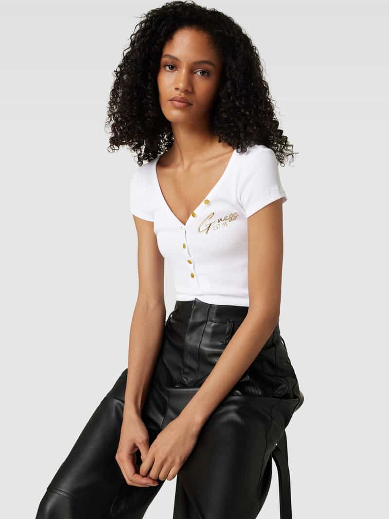 Guess Top met labelapplicatie model 'HENLEY OLYMPIA'