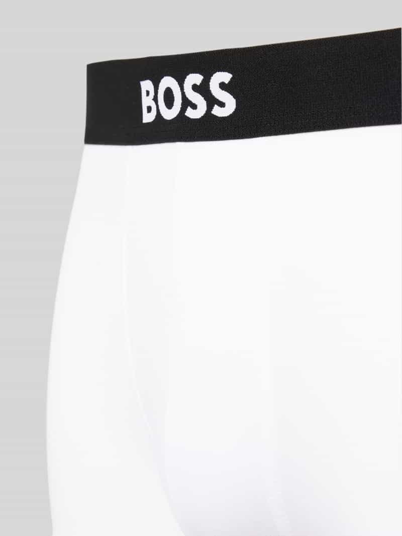 Boss Boxershort met elastische band met logo in een set van 3 stuks model 'ONE'