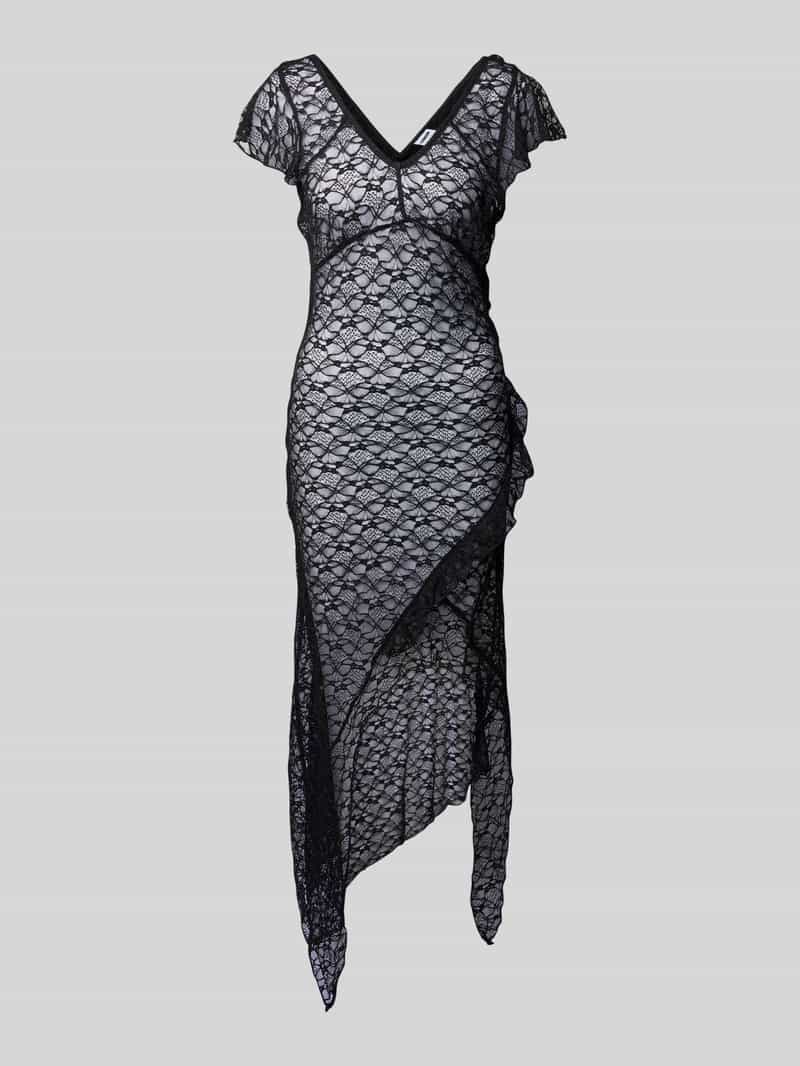 Noisy May Maxi-jurk met diep loopsplit model 'Lacey'