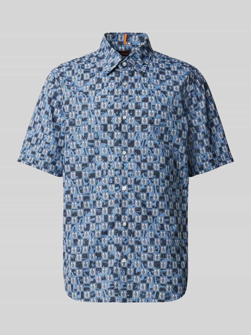 Boss Orange Regular fit vrijetijdsoverhemd met 1 2-mouwen model 'Rash'