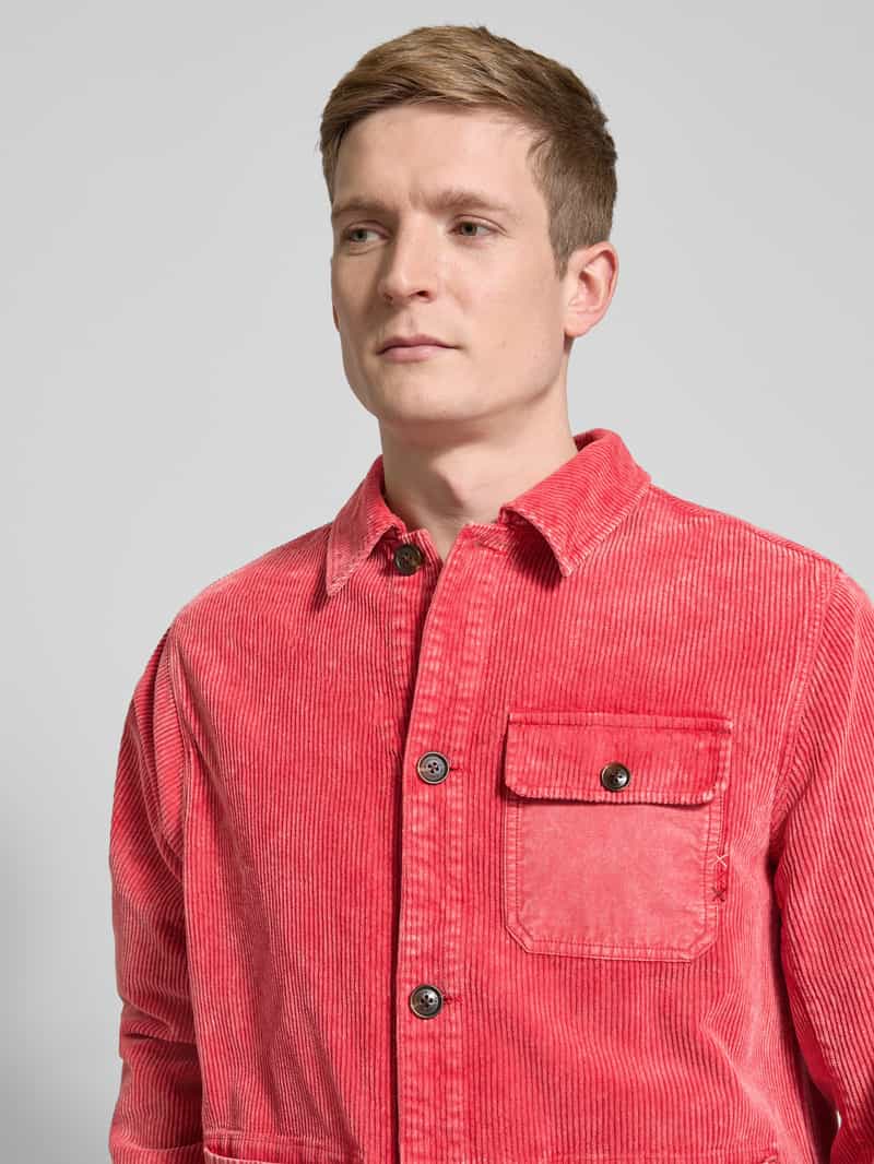 Scotch & Soda Corduroy jack met opgestikte zakken