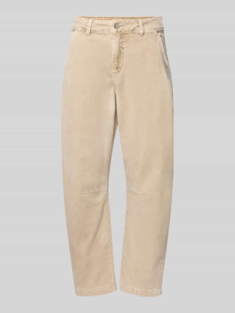 Buena Vista Relaxed fit corduroy broek met steekzakken model 'BARREL CORDUROY'