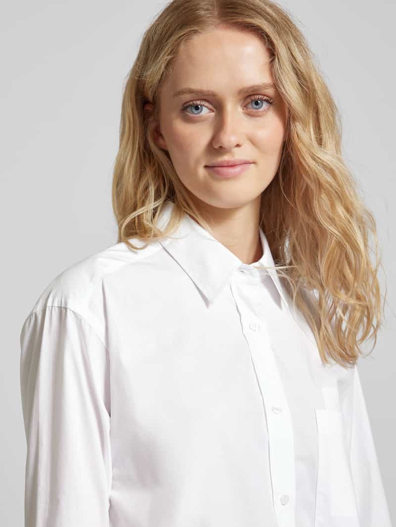 Boss Orange Overhemdblouse met borstzak model 'Bostucci'