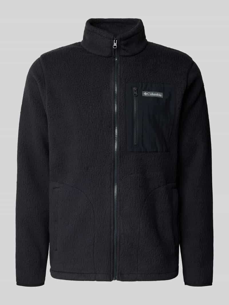 Columbia Fleecejack met borstzak en labelstitching model 'Jasper'