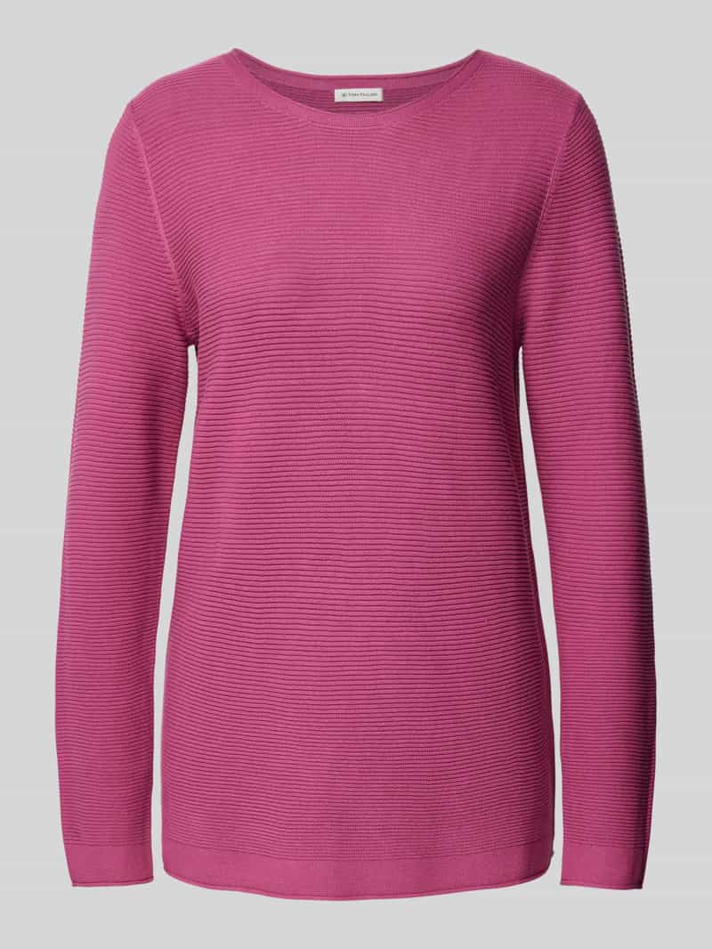 Tom Tailor Gebreide pullover met ronde hals