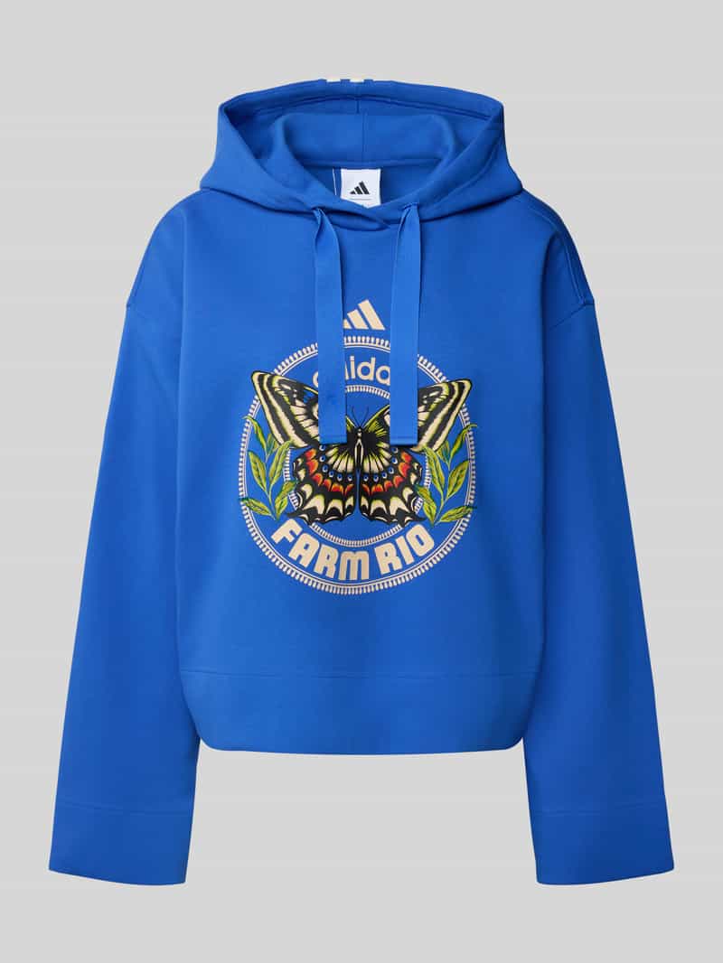 adidas Sportswear Hoodie met motiefprint model 'FARM'