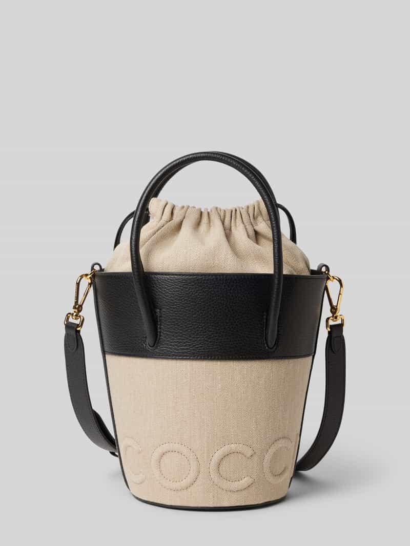 Coccinelle Handtas met labelstitching model 'MYRTHA'