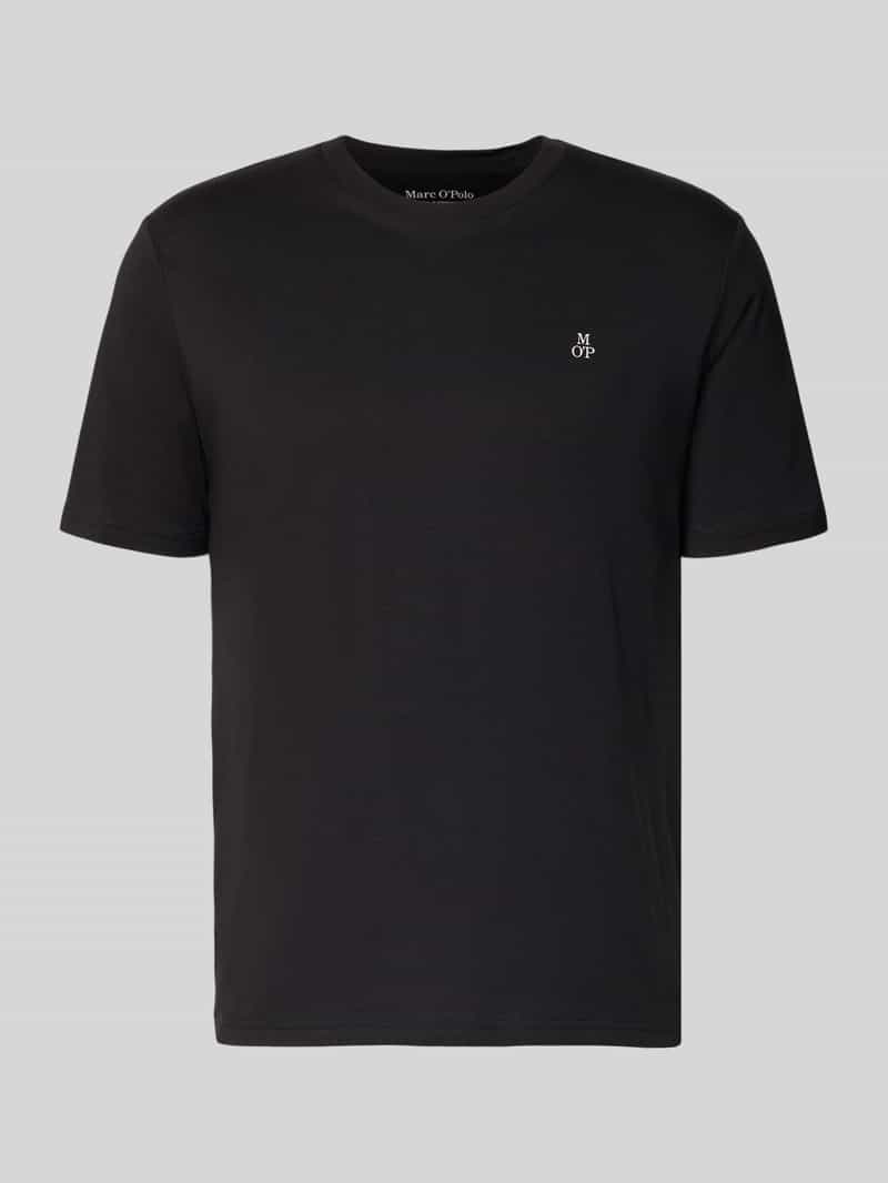 T-shirt met labelprint