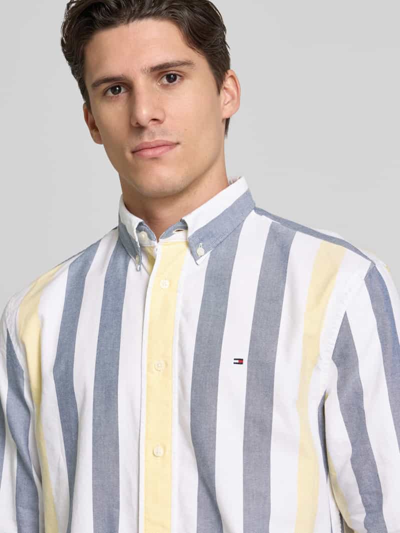 Tommy Hilfiger Relaxed fit vrijetijdsoverhemd van puur katoen