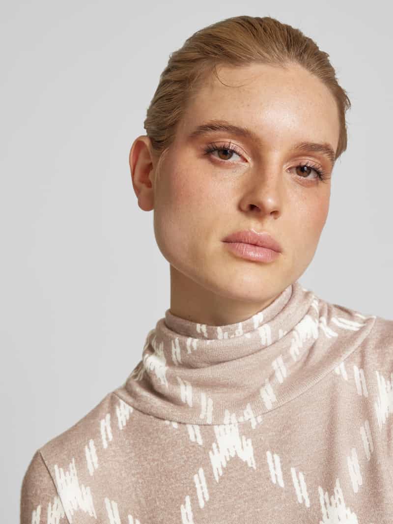 Street One Shirt met lange mouwen met coltrui