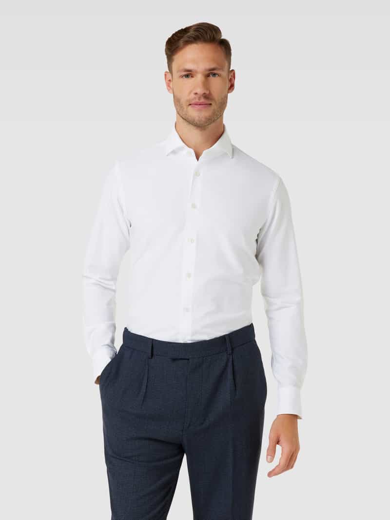 Regular fit zakelijk overhemd van katoen XACUS