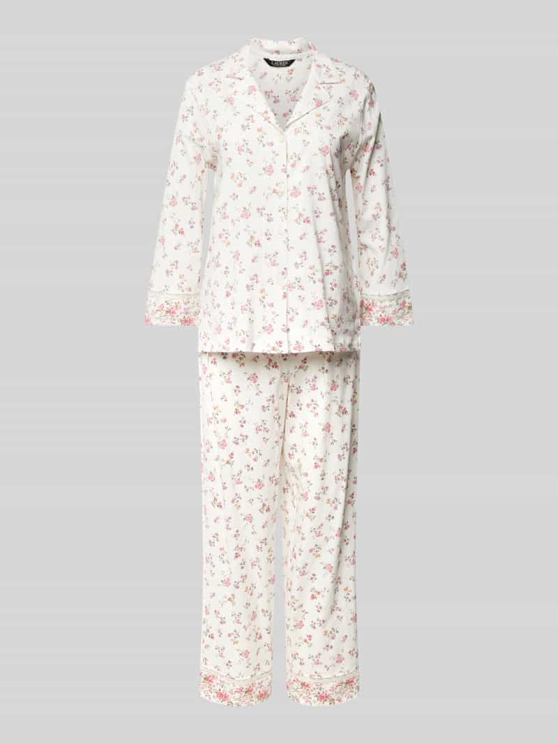 Lauren Ralph Lauren Pyjama met resortkraag
