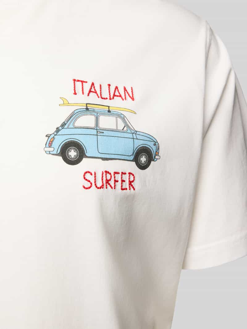 MC2 Saint Barth T-shirt met statementstitching