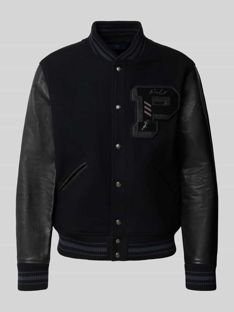 Polo Ralph Lauren Collegejack met drukknoopsluiting