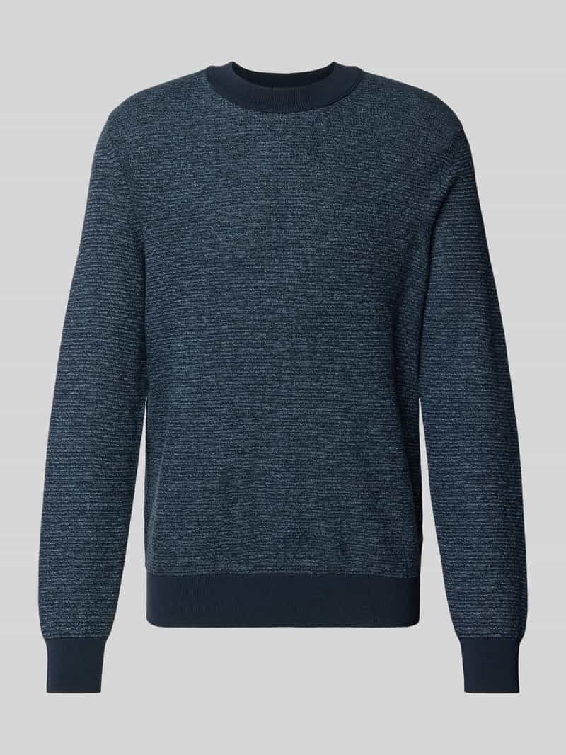 Boss Orange Gebreide pullover met ribboorden model 'Aspoki'