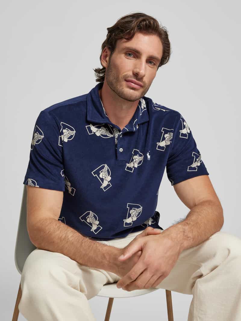 Polo Ralph Lauren Regular fit poloshirt met motiefprint model 'TERRY'