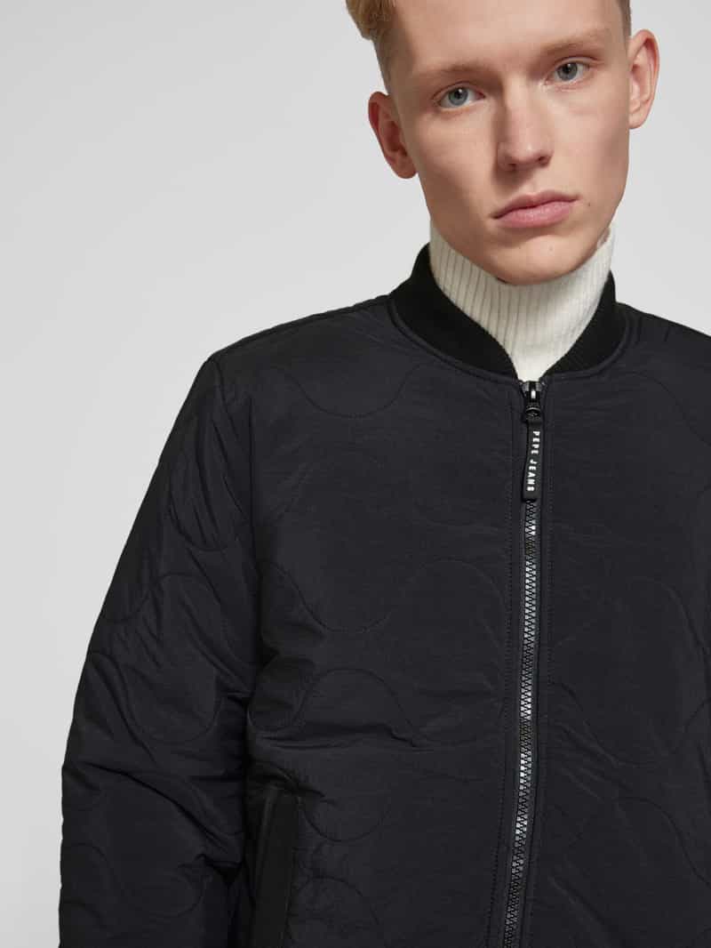 Pepe Jeans Gewatteerd jack met opstaande kraag model 'MALABAR'