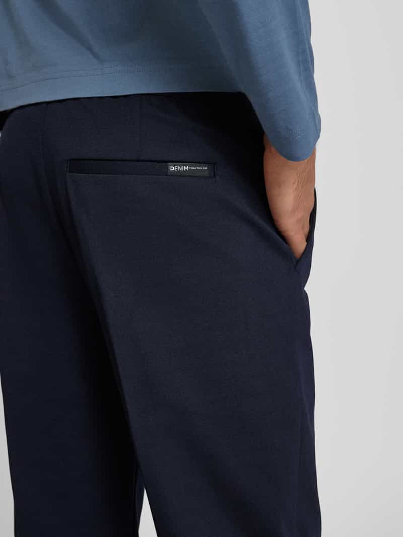 Tom Tailor Denim Tapered fit chino met viscose