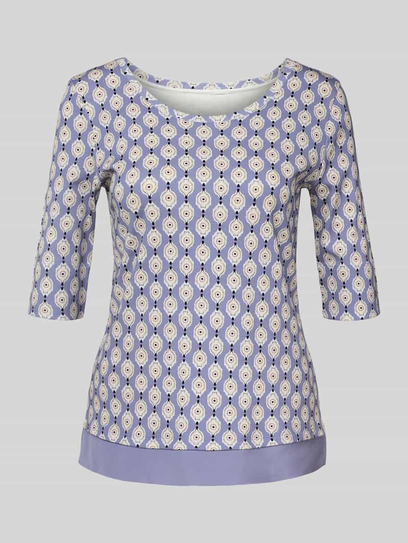 Marc Cain T-shirt met 1 2-mouwen