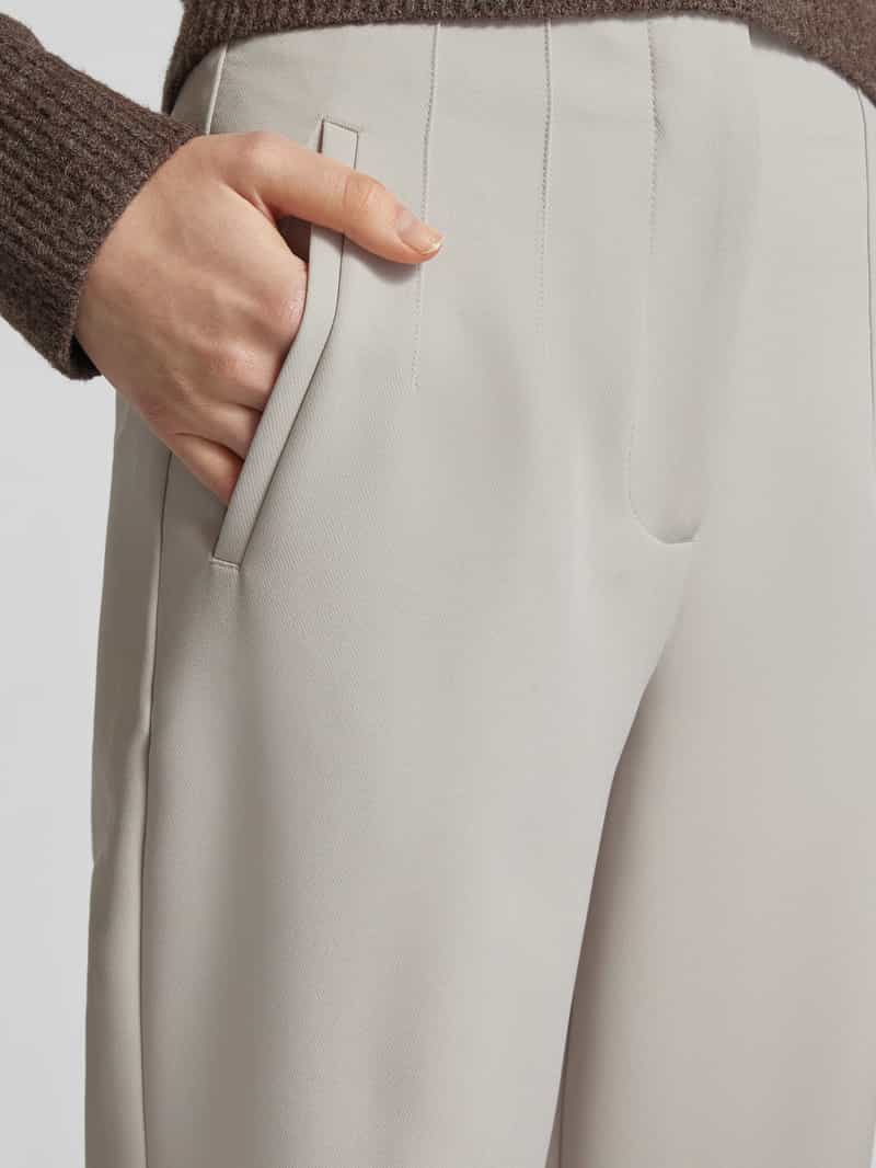 Vero Moda Tapered fit stoffen broek met hoge taille model 'LINA'