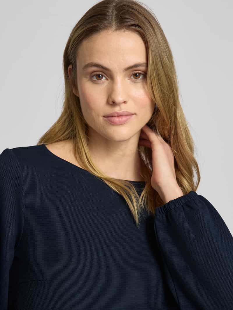 Tom Tailor Regular fit mini-jurk met lange mouwen