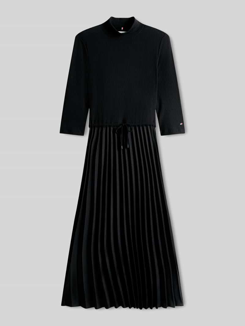 Slim fit vrijetijdsjurk van viscosemix