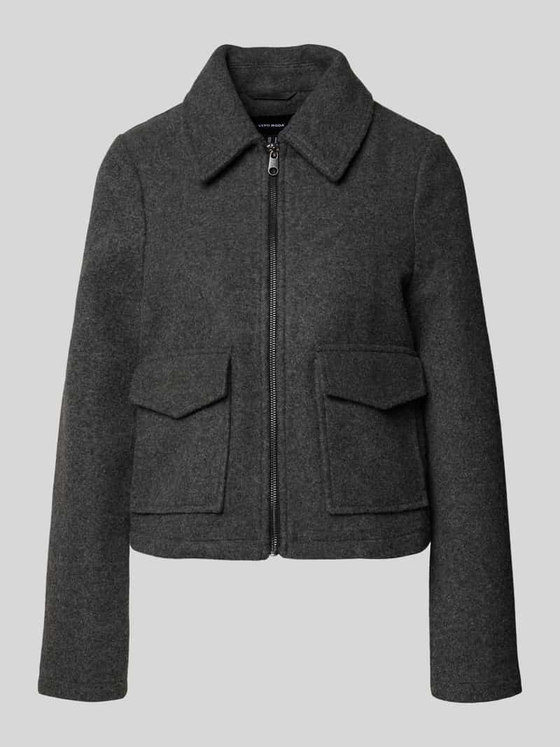 Vero Moda Regular fit jack met klepzakken model 'SAFIR'