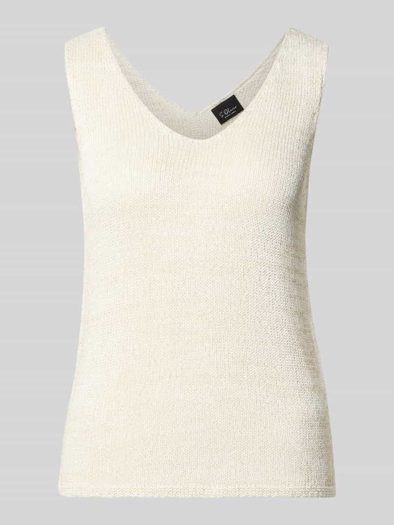 regular fit top in brei-look