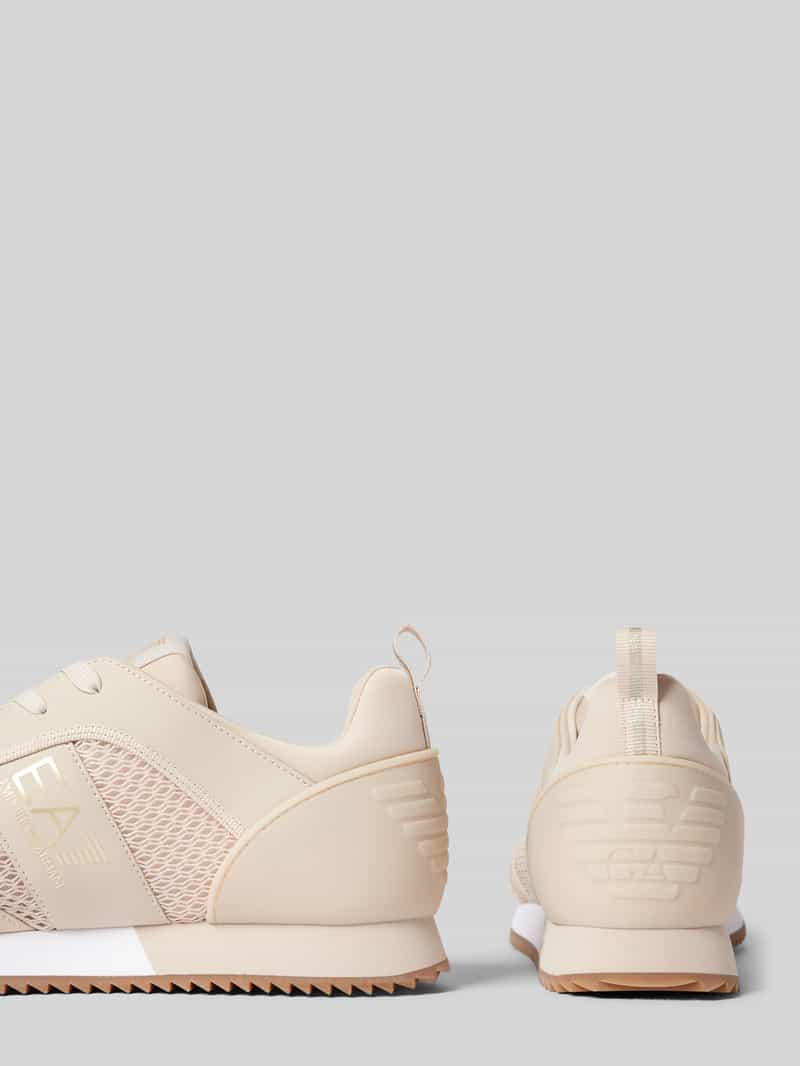 EA7 Emporio Armani Sneakers met labeldetails model 'BLACK AND WHITE'