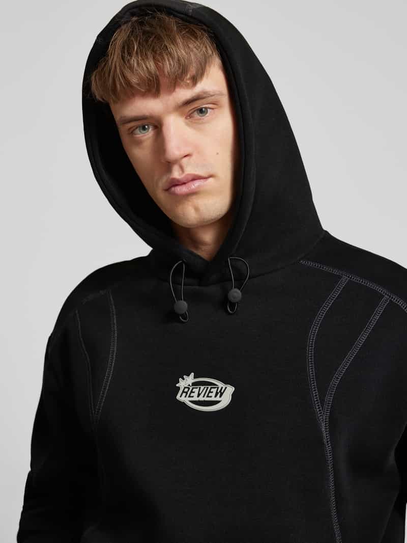 REVIEW Oversized hoodie van katoenmix