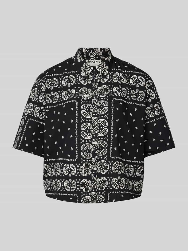 Jake*s Casual Blouse met paisleymotief