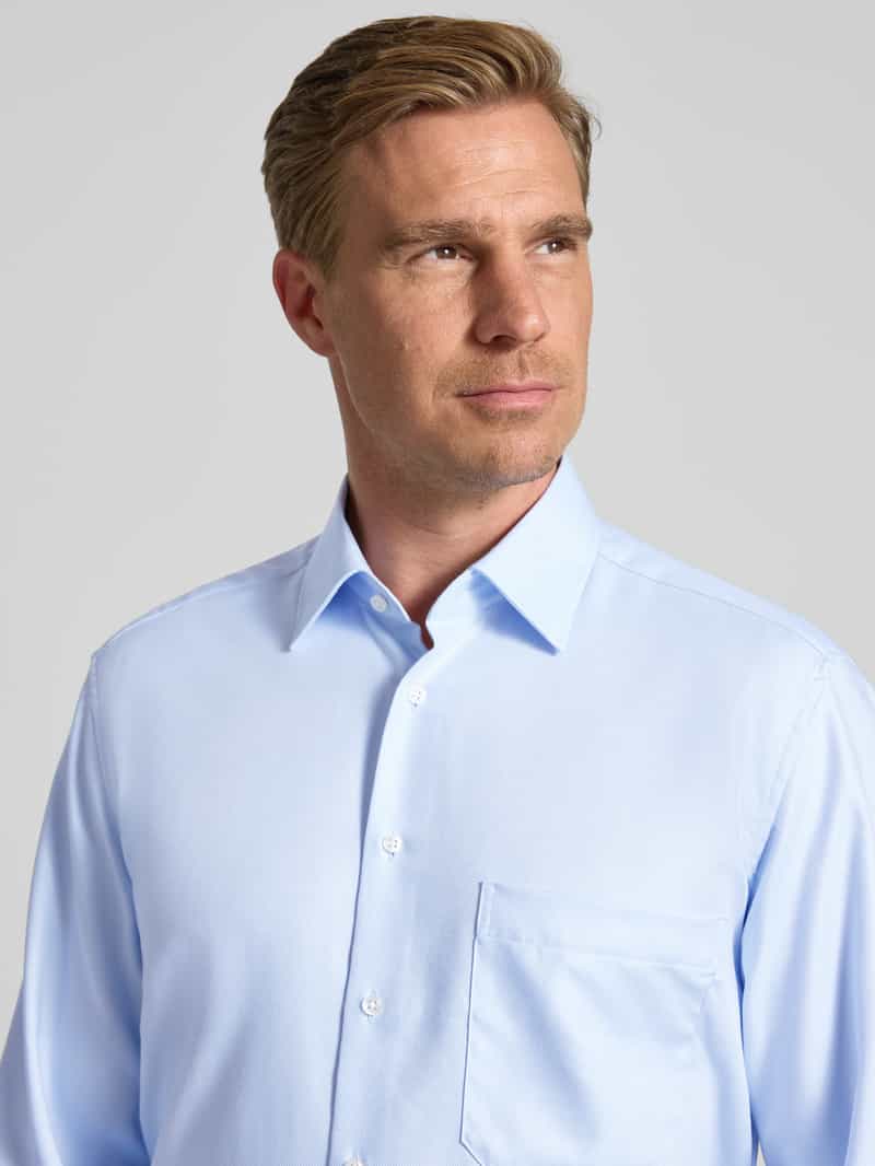 Eterna Comfort fit zakelijk overhemd met knoopsluiting