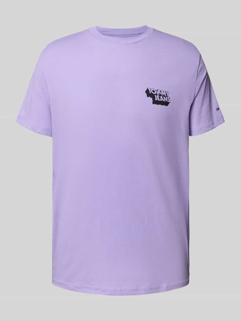 Tommy Jeans Slim fit T-shirt van puur katoen
