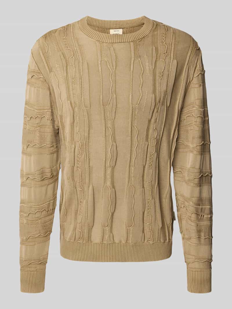 Redefined Rebel Gebreide pullover met structuurmotief model 'Jamie'