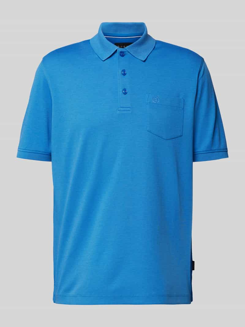 Bugatti Regular fit poloshirt met borstzak