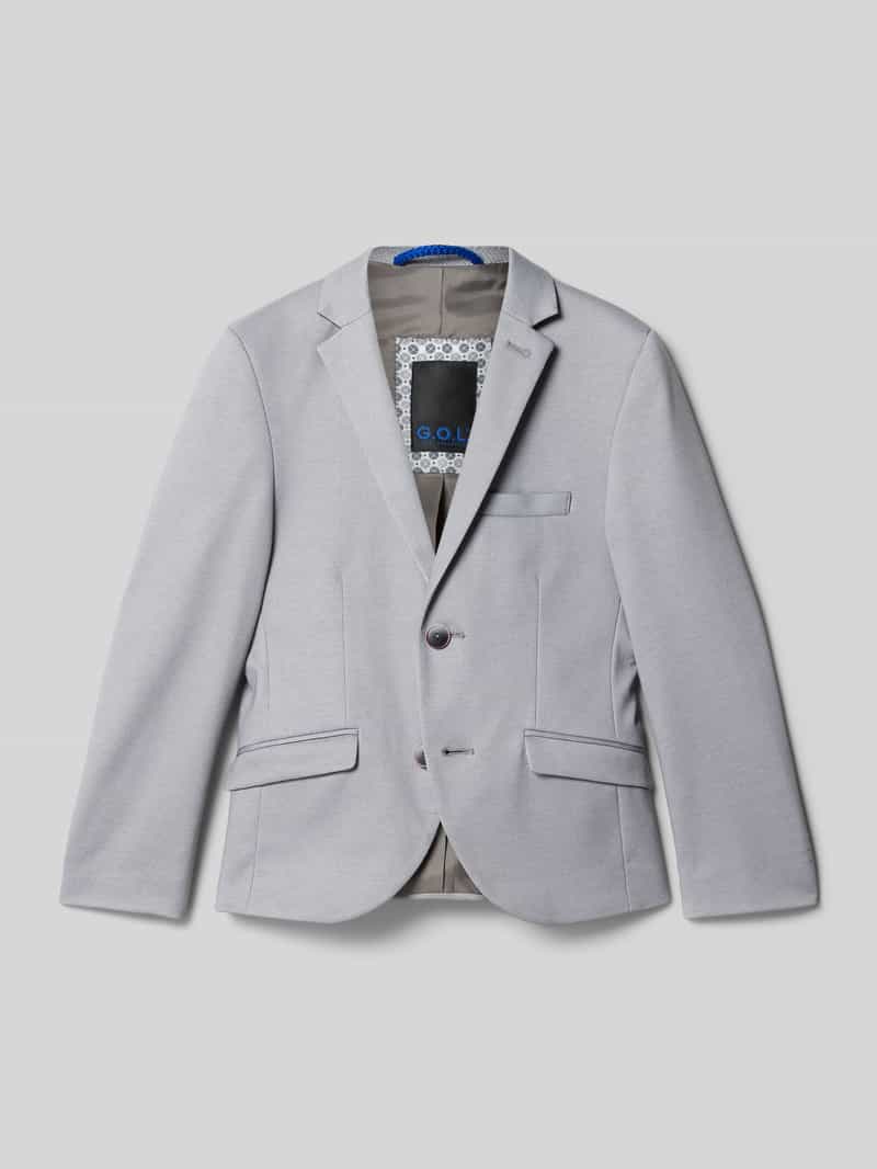 G.O.L. Slim fit blazer met reverskraag