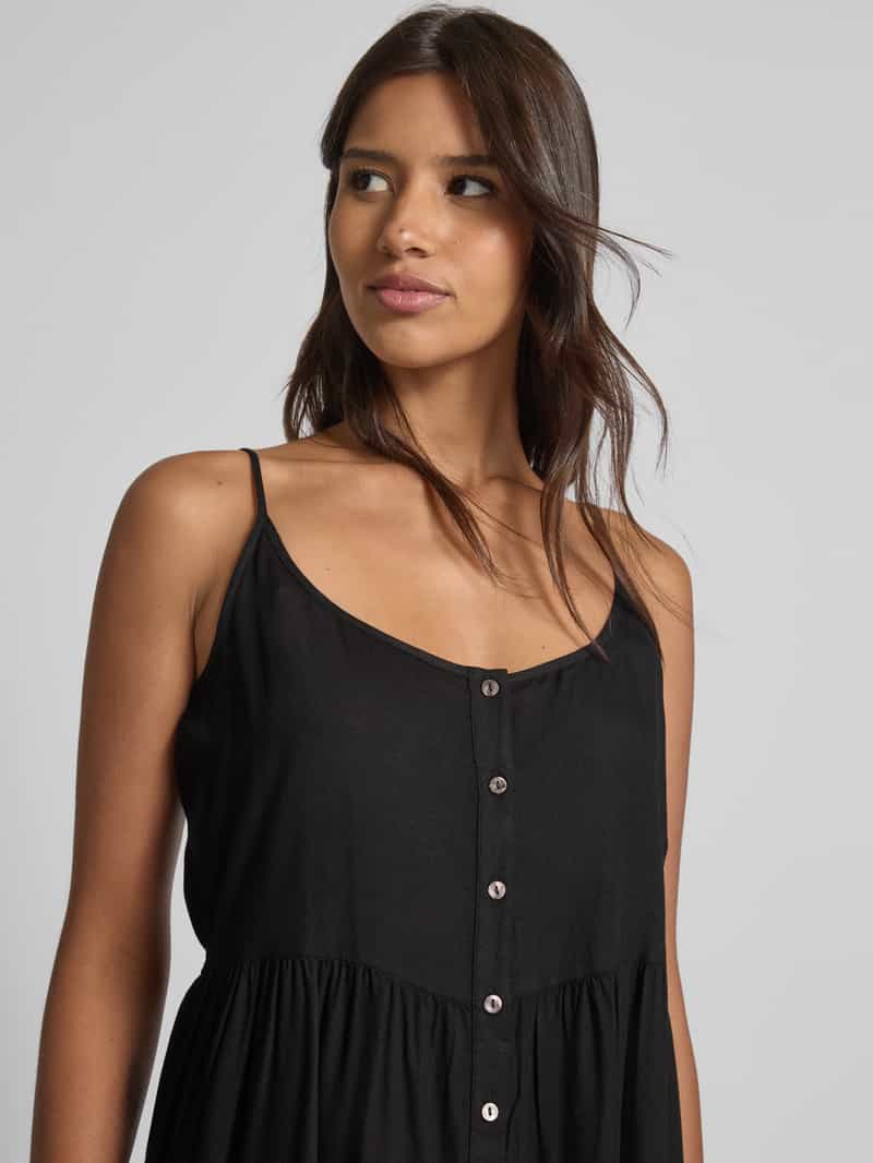 Vero Moda Loose fit jurk in A-lijn van puur viscose model 'BUMPY'