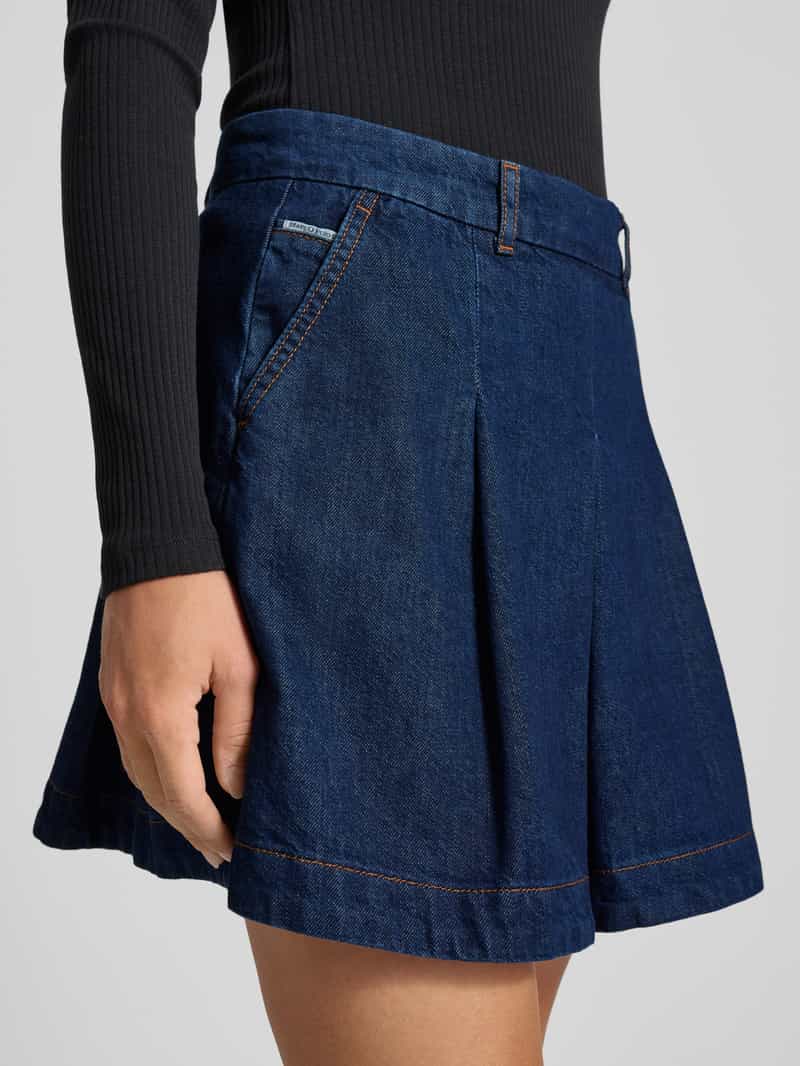 Marc O'Polo DENIM Uitlopende jeansrok van puur katoen
