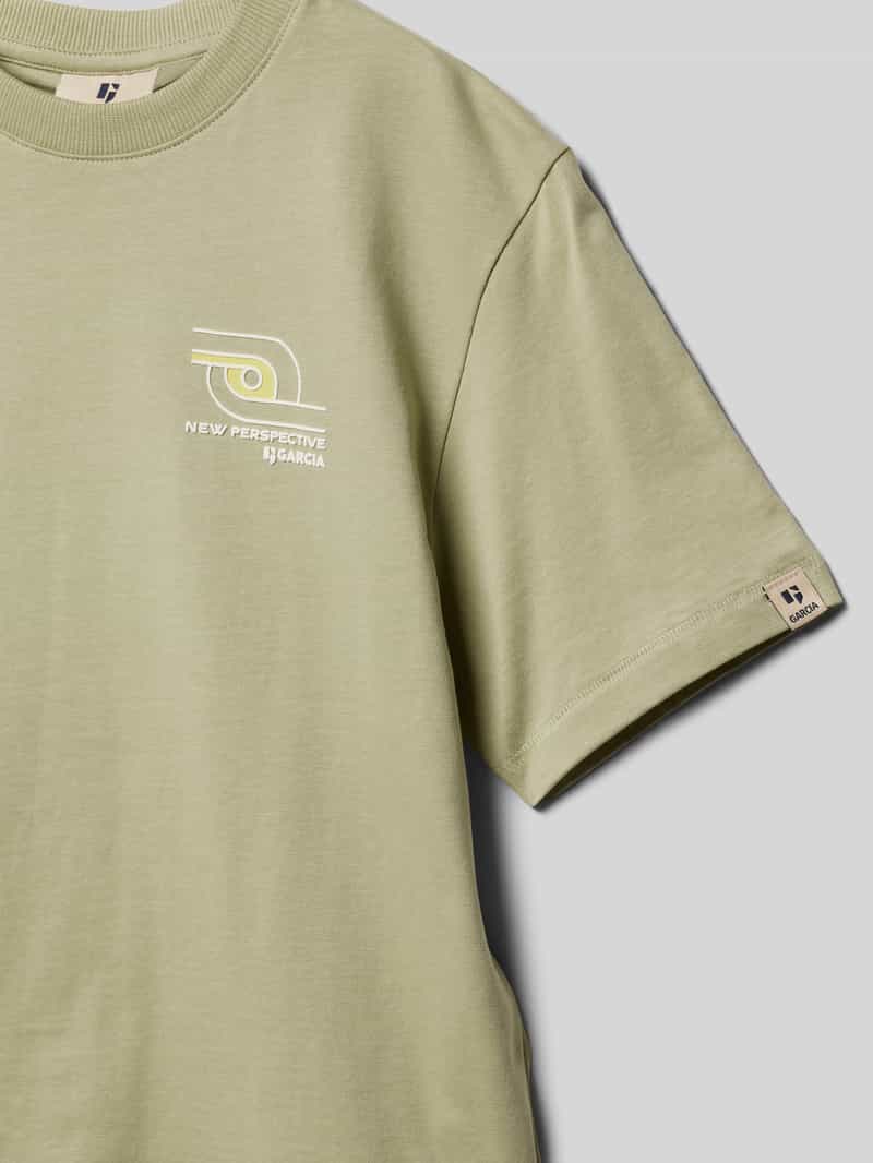 Garcia T-shirt met labelprint