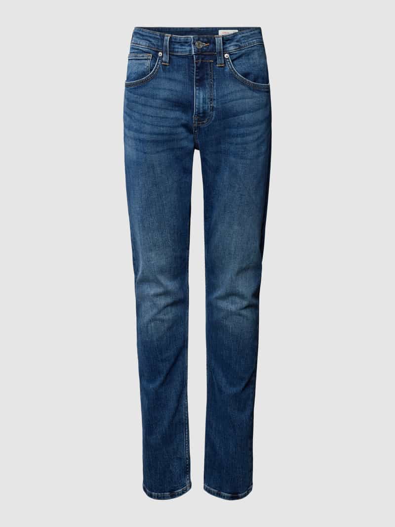 s.Oliver BLACK LABEL Slim fit jeans van katoenmix model 'Mauro'