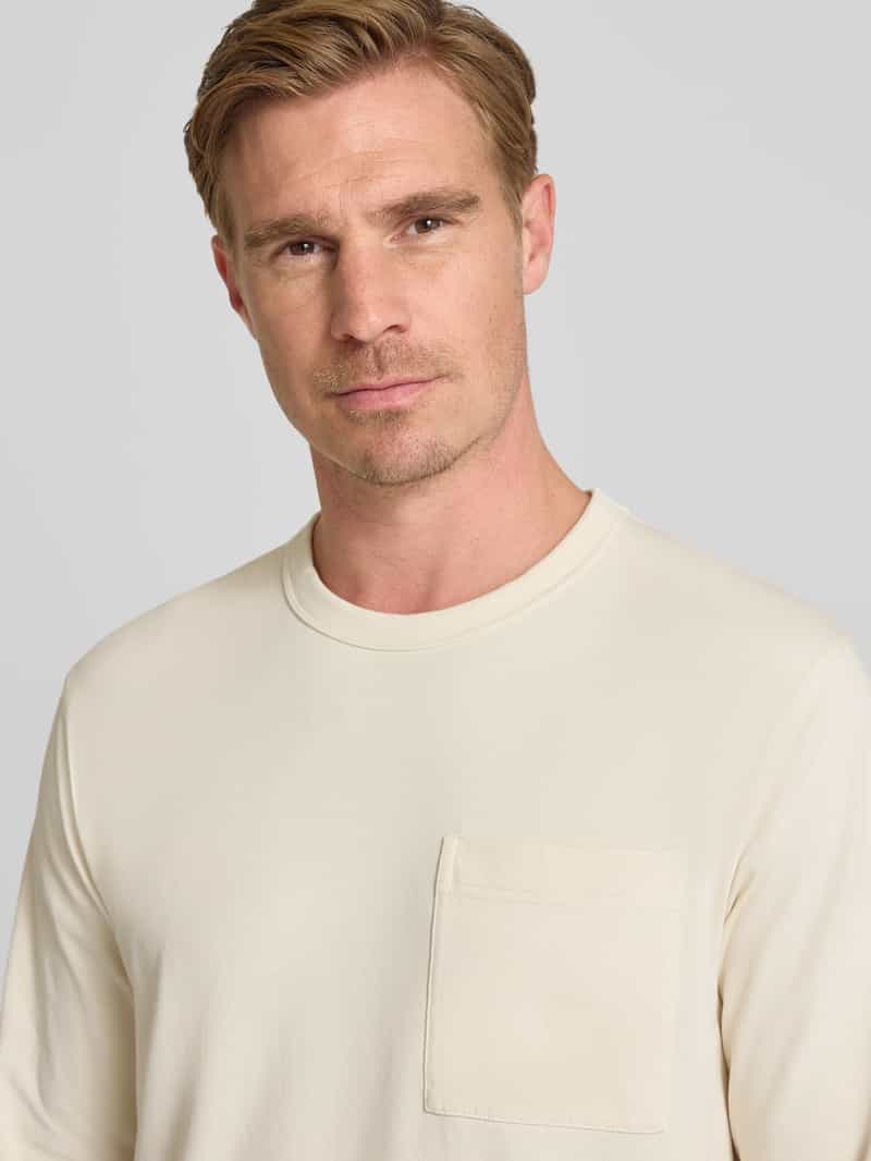 Forét Shirt met lange mouwen en borstzak model 'PLANET'