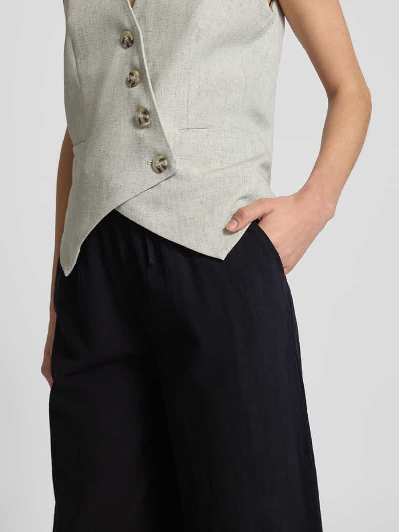 Soyaconcept Wide leg stoffen broek met verkort model 'CISSIE'
