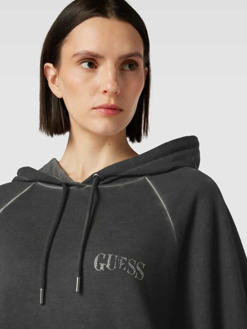 Guess Oversized hoodie met labeldetail model ' ROSE'
