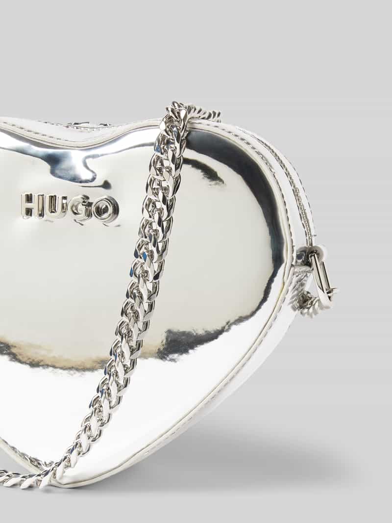 HUGO Crossbodytas in metallic model 'Love'
