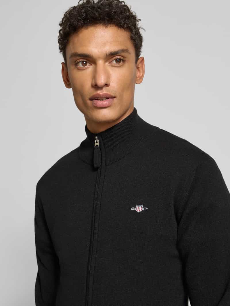 Gant Gebreid jack met ritssluiting