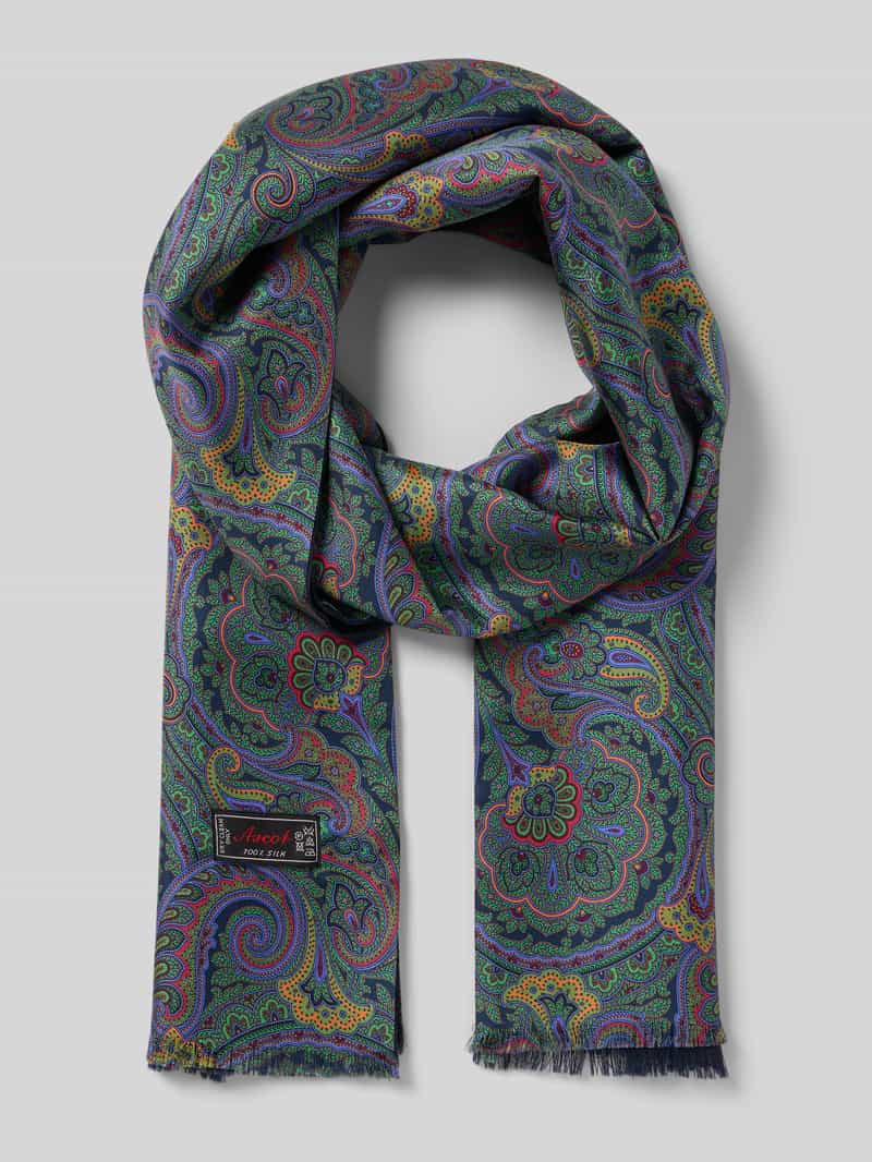 Ascot Sjaal met labeldetail